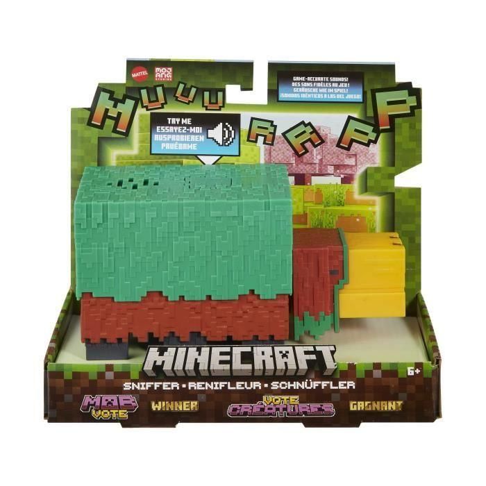 Figura De Acción De Sniffer Minecraft Hxm85 Mattel Figura De Acción De Sniffer Minecraft Hxm85 Mattel