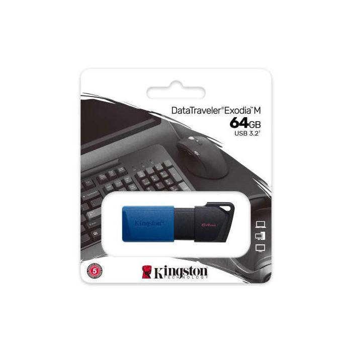 Pendrive 64GB Kingston DataTraveler Exodia M USB 3.2 2