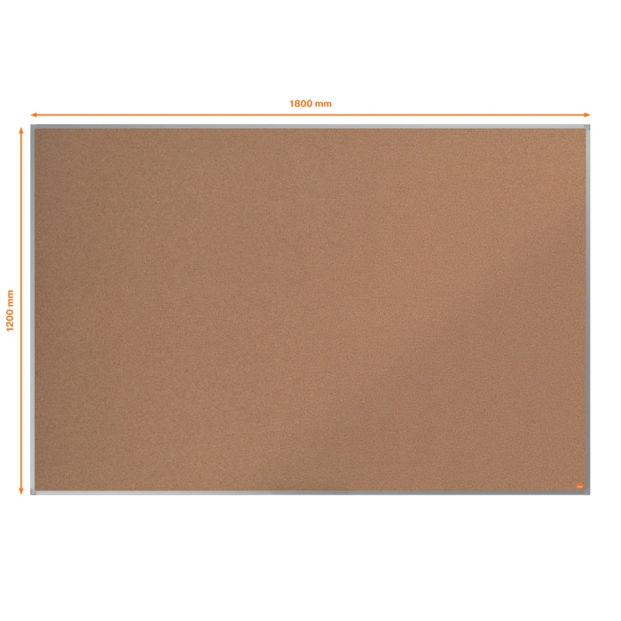 Tablero Corcho Nobo Essence Marco Aluminio 180X120 Cm 4