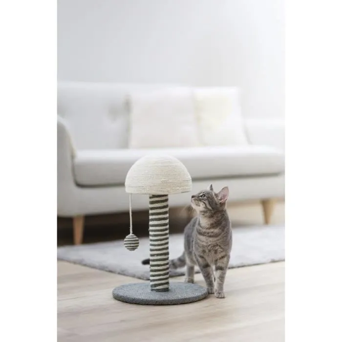 Kerbl Rascador para gatos KER4018653992289 Tronco 42 cm Gris/blanco Sisal Base ø 30 cm 2 Kerbl Rascador para gatos KER4018653992289 Tronco 42 cm Gris/blanco Sisal Base ø 30 cm 2