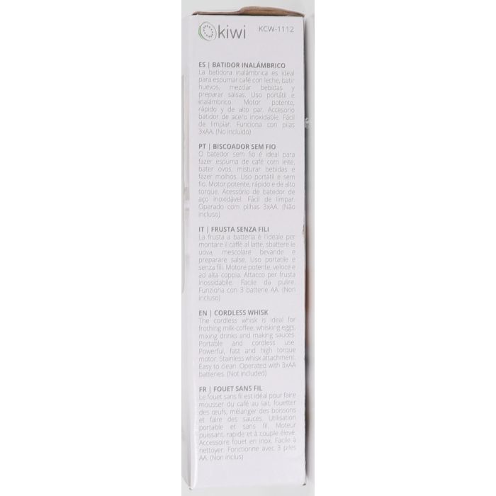 Batidor/Espumador Eléctrico Kiwi - Ideal para bebidas (12 Unidades) 2 Batidor/Espumador Eléctrico Kiwi - Ideal para bebidas (12 Unidades) 2
