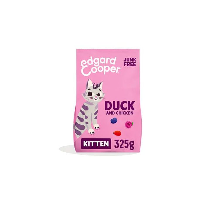 Feline Kitten - Alimento para gatos jóvenes con sabor a pato y pollo, 325 gr Feline Kitten - Alimento para gatos jóvenes con sabor a pato y pollo, 325 gr