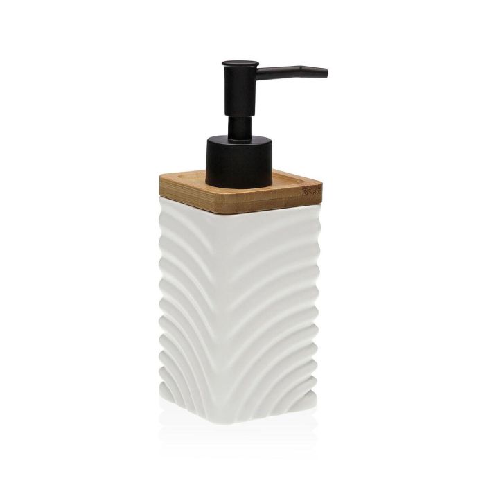 Dispensador de Jabón Versa Blanco Bambú