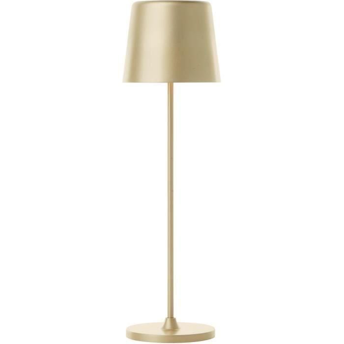 Lámpara de mesa exterior - BRILLIANT - KAAMI - Recargable - Oro mate - LED - 2W - 310lm - 3000K - DIM - USB - 3-Step DIM - IP54 Lámpara de mesa exterior - BRILLIANT - KAAMI - Recargable - Oro mate - LED - 2W - 310lm - 3000K - DIM - USB - 3-Step DIM - IP54