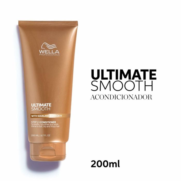 Wella Professionals Ultimate Smooth Acondicionador 200 ml - Hidratación Intensa, Cabello Suave y Radiante 1