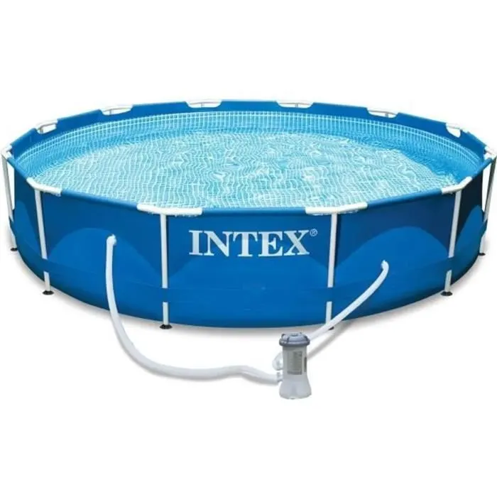 Intex Piscina Kit 28212NP Estructura Metal Tubular Redonda 365.76 x 76.2 cm 1 Intex Piscina Kit 28212NP Estructura Metal Tubular Redonda 365.76 x 76.2 cm 1