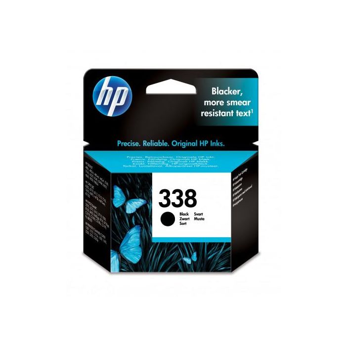 HP PSC-1510/1610/2355/2610/2710, Deskjet 5740/6540/6840, PS-8150/8450 Cart. Negro Nº338, 11ml 2