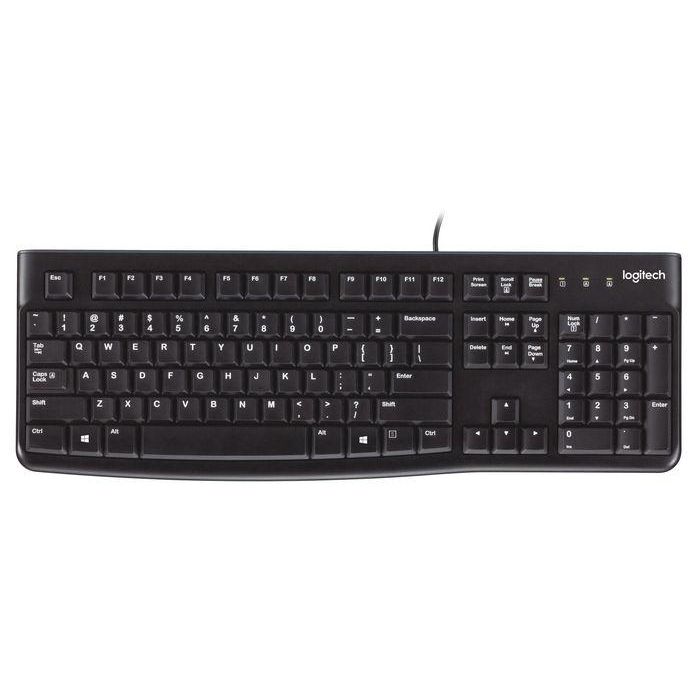 Logitech Teclado K120 USB Negro para Negocios Logitech Teclado K120 USB Negro para Negocios
