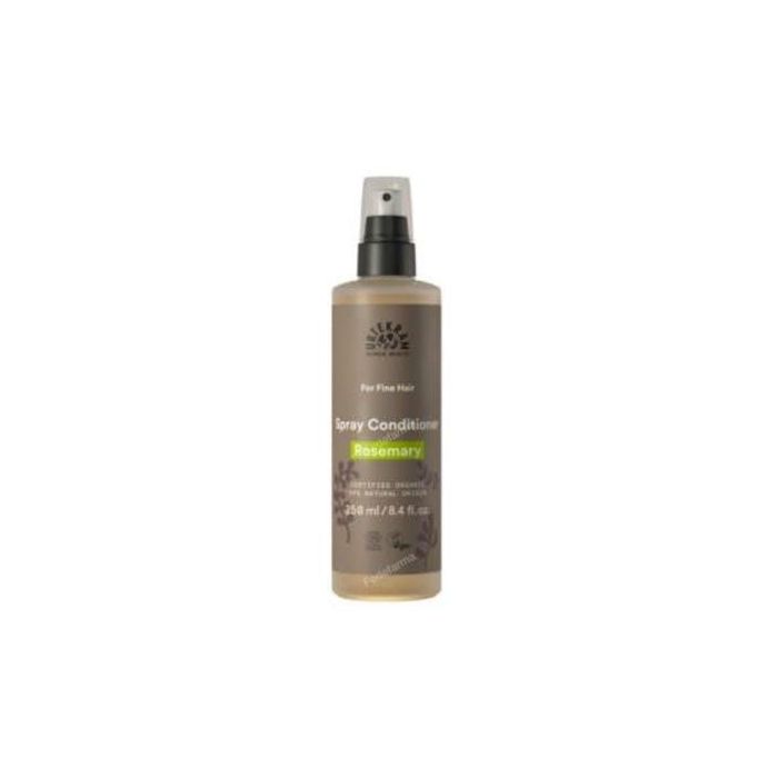 URTEKRAM Acondicionador Romero en Spray 250ml Eco Vegan. Desenredante, Nutritivo e Hidratante, Certificado Ecocert Cosmos Organic