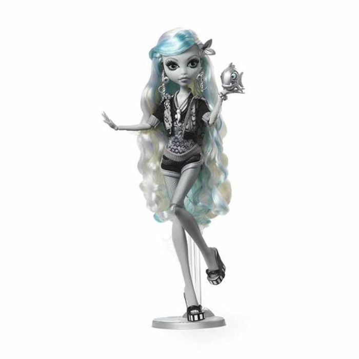 Mattel Monster High Muñeca Reel Drama Lagoona Edición Blanco y Negro para 6+ años 4 Mattel Monster High Muñeca Reel Drama Lagoona Edición Blanco y Negro para 6+ años 4