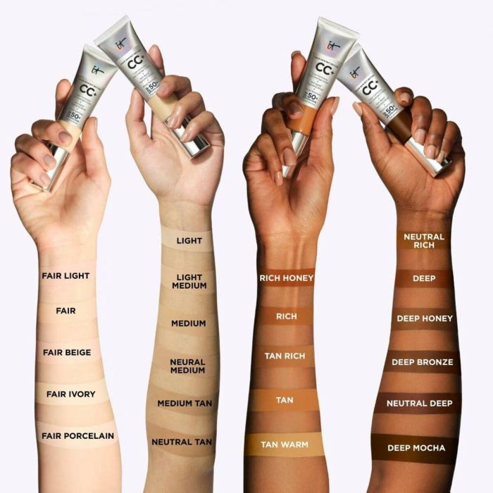Crema Hidratante CC Cream It Cosmetics YOUR SKIN BUT BETTER CC+ Medium Spf 50 Spf 50+ 12 ml 4