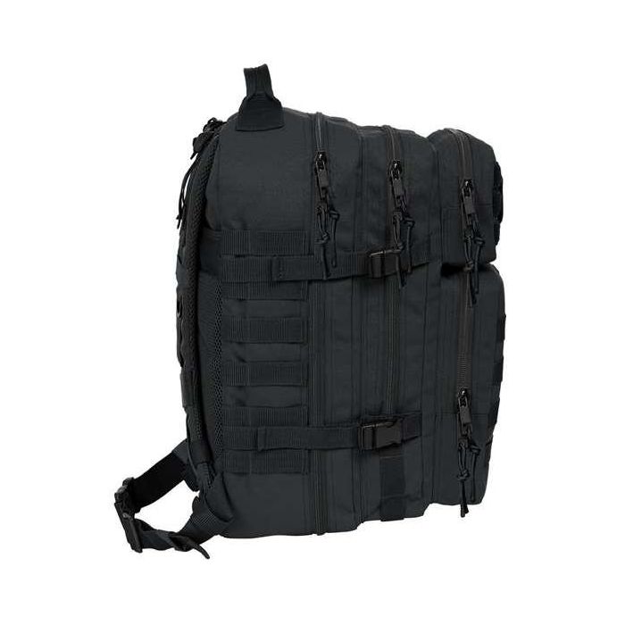 Mochila militar portatil 15,6'' safta basic "negro" 30x48x23cm 4