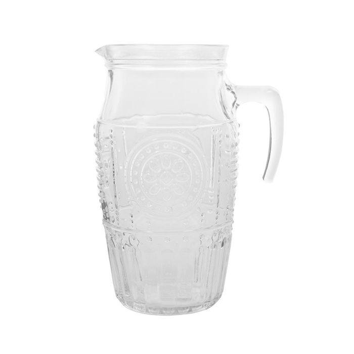 Bormioli Rocco Jarra Romantic de Vidrio Cristal 1945 ml, Altura 236 mm (Pack 6 Unidades) Bormioli Rocco Jarra Romantic de Vidrio Cristal 1945 ml, Altura 236 mm (Pack 6 Unidades)