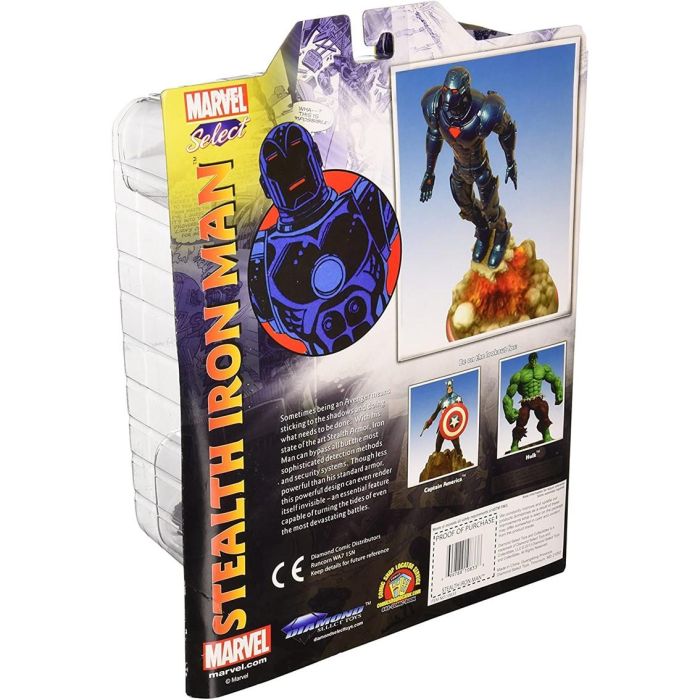 DIAMOND SELECT Iron Man Marvel Select Figura Articulada PVC 18cm 2 DIAMOND SELECT Iron Man Marvel Select Figura Articulada PVC 18cm 2