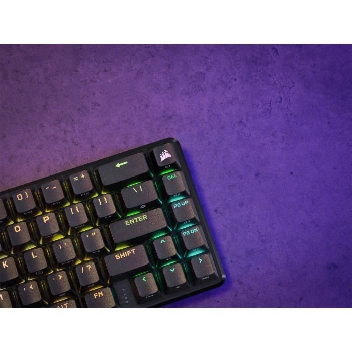 Teclado gaming óptico y mecánico - CORSAIR - K65 PRO MINI - Retroiluminación LED RGB - Interruptores CORSAIR OPX - Negro 2 Teclado gaming óptico y mecánico - CORSAIR - K65 PRO MINI - Retroiluminación LED RGB - Interruptores CORSAIR OPX - Negro 2