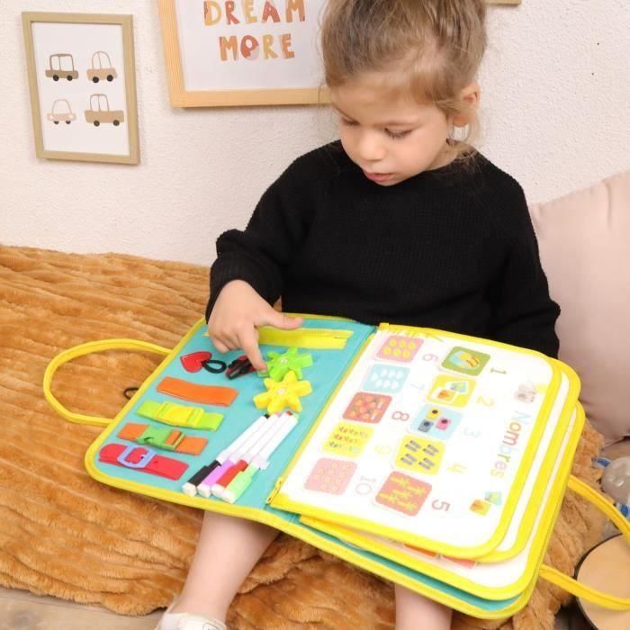 Bolsa de actividades - Montessori - JADE - Juego educativo - Viajes - Sensorial - Juego infantil - Diseño francés 4 Bolsa de actividades - Montessori - JADE - Juego educativo - Viajes - Sensorial - Juego infantil - Diseño francés 4
