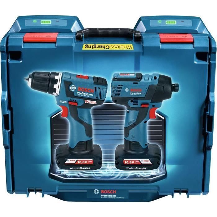 Atornillador de impacto inalámbrico BOSCH PROFESSIONAL 12V GDR 12V-110 solo Click & Go, L-BOXX 1