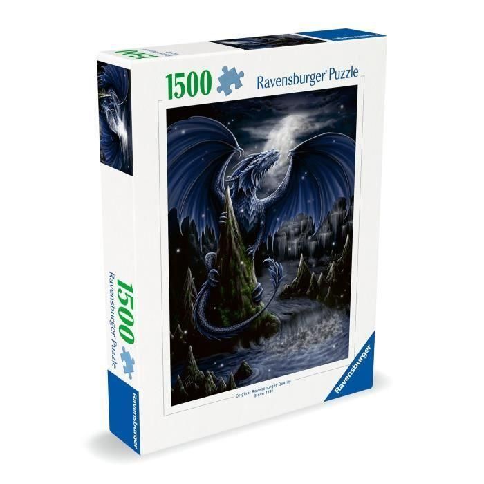 Ravensburger - Puzzle de 1500 piezas - El dragón azul - Adultos y niños a partir de 14 años - Puzzle de alta calidad 80x60cm -12000731 4 Ravensburger - Puzzle de 1500 piezas - El dragón azul - Adultos y niños a partir de 14 años - Puzzle de alta calidad 80x60cm -12000731 4