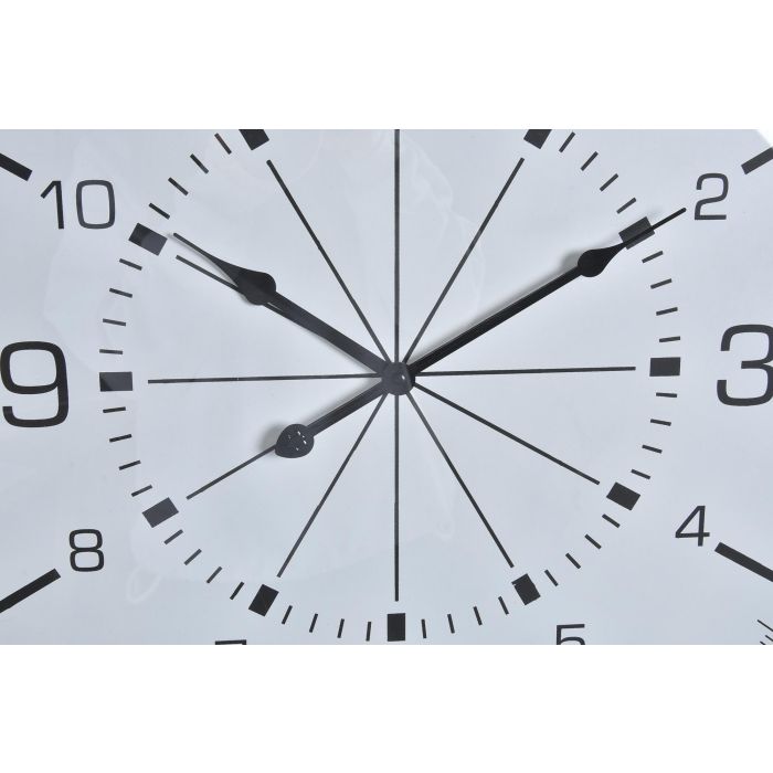 Reloj Pared Loft DKD Home Decor Dorado Blanco 3 x 60 x 60 cm 2