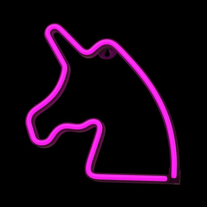 Forever Lampara Neon LED Unicornio Rosa - Iluminación Decorativa, Tecnología LED Eficiente, USB o Pilas AA, Ideal para Hogar o Negocios 7 Forever Lampara Neon LED Unicornio Rosa - Iluminación Decorativa, Tecnología LED Eficiente, USB o Pilas AA, Ideal para Hogar o Negocios 7