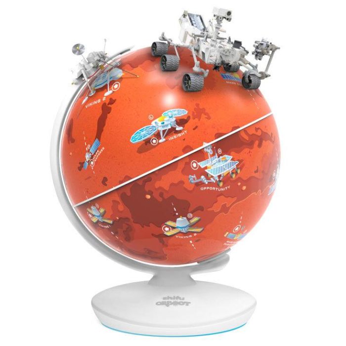 PLAYSHIFU Globo terráqueo interactivo Planeta Marte en inglés con Realidad Aumentada para niños +4 años