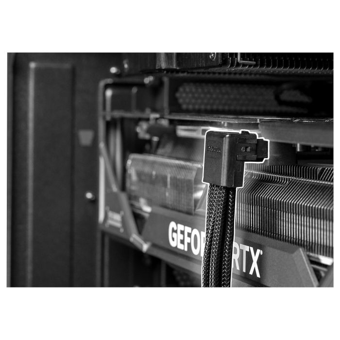 Be Quiet! BC073 Cable 12VHPWR (M) a 12VHPWR (M) 90 grados, 0.7m, Negro 1