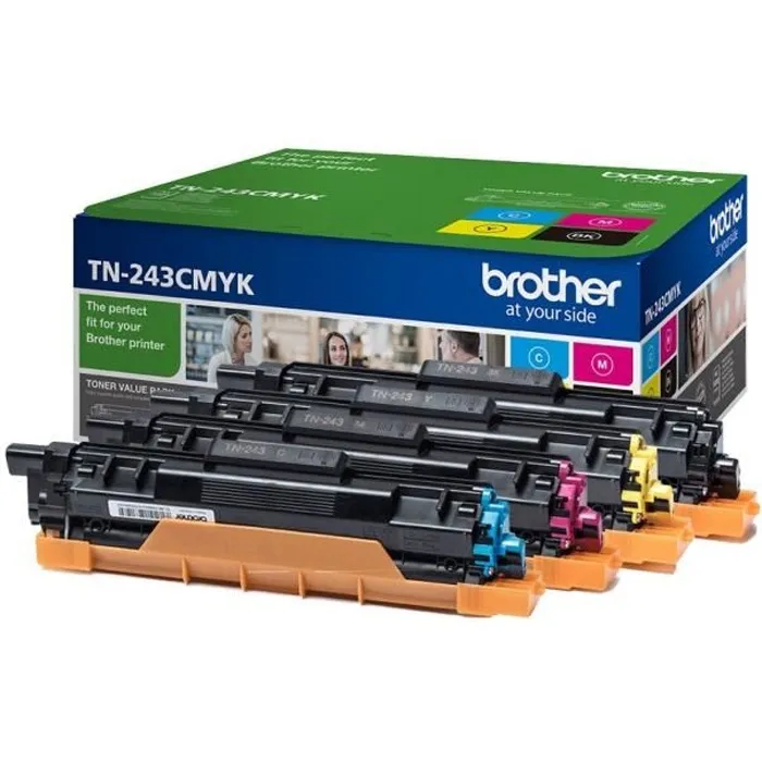 BROTHER PACK 4 Toner HLL3210CW/3270CDW/DCPL3510CDW/DCPL3550CDW TN243CMYK 0 BROTHER PACK 4 Toner HLL3210CW/3270CDW/DCPL3510CDW/DCPL3550CDW TN243CMYK 0