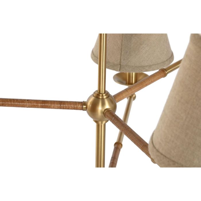 Lampara Techo Item Home DKD Home Decor Dorado Beige 113 x 132 x 113 cm 4 Lampara Techo Item Home DKD Home Decor Dorado Beige 113 x 132 x 113 cm 4