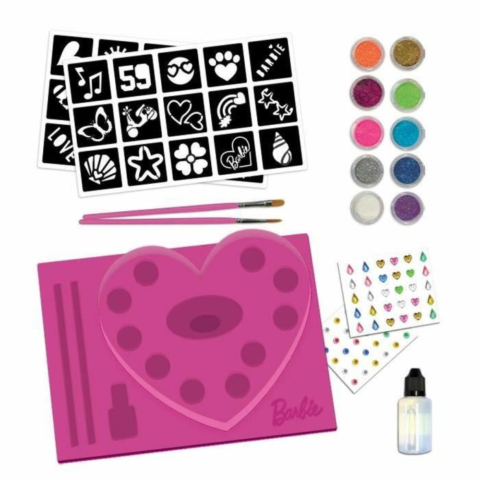 Tatuajes Temporales Barbie My Glitter Tattoo Purpurina 20 Piezas 3 Tatuajes Temporales Barbie My Glitter Tattoo Purpurina 20 Piezas 3