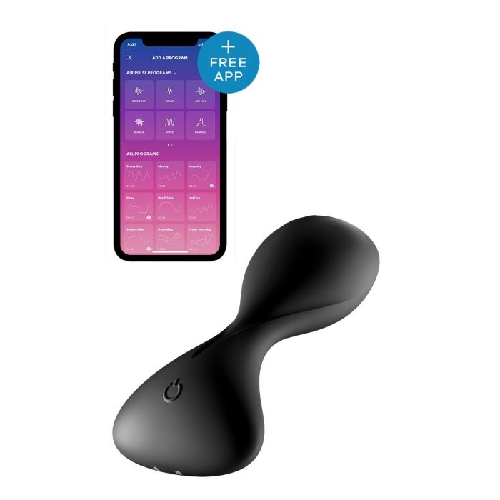 Plug Anal Satisfyer Trendsetter Negro Plug Anal Satisfyer Trendsetter Negro