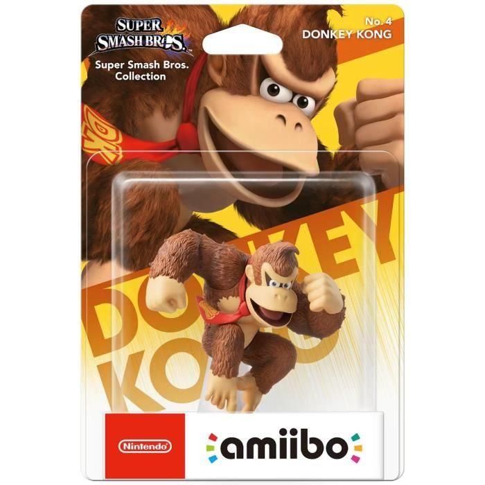 Figura Amiibo - Donkey Kong No. 4 Colección Super Smash Bros. Figura Amiibo - Donkey Kong No. 4 Colección Super Smash Bros.