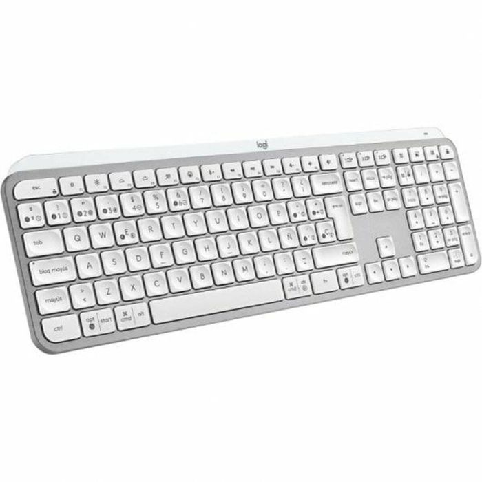 Teclado Inalámbrico Logitech MX Keys S Qwerty Español Blanco