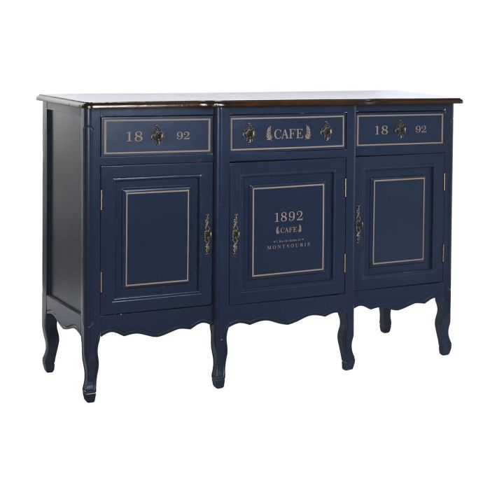 Buffet Atlantico DKD Home Decor Azul Marino Marron 48 x 90 x 120 cm Buffet Atlantico DKD Home Decor Azul Marino Marron 48 x 90 x 120 cm