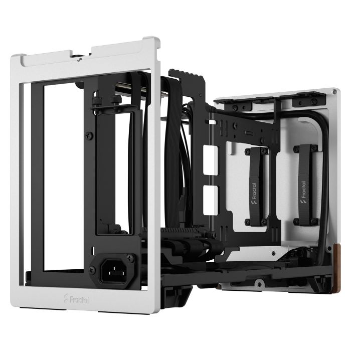 Fractal Design Terra Plata Caja PC SFF Mini-ITX Aluminio 7.7 cm 6