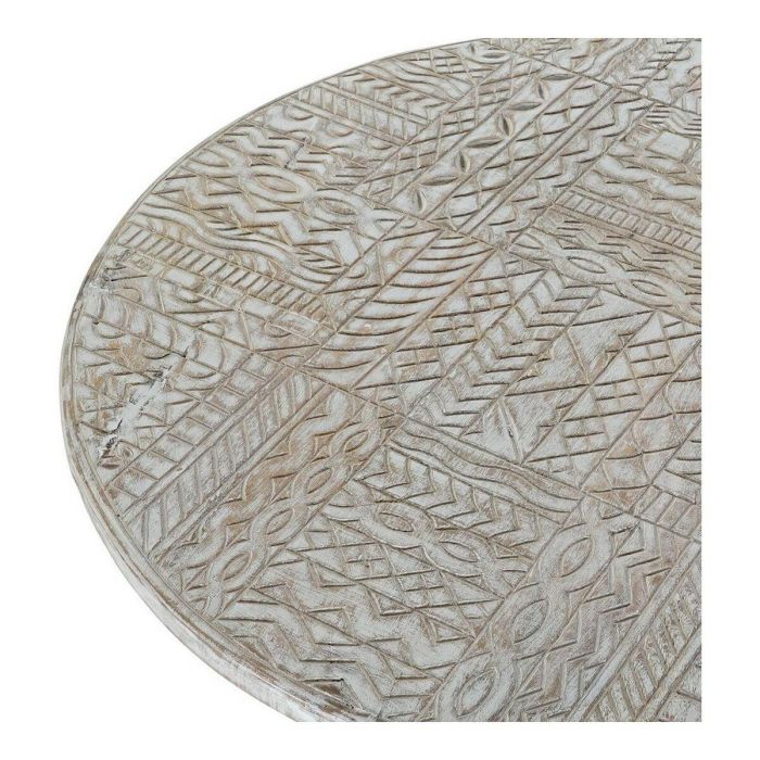 Mesita Auxiliar Indio DKD Home Decor Blanco Dorado 75 x 50 x 75 cm 1 Mesita Auxiliar Indio DKD Home Decor Blanco Dorado 75 x 50 x 75 cm 1