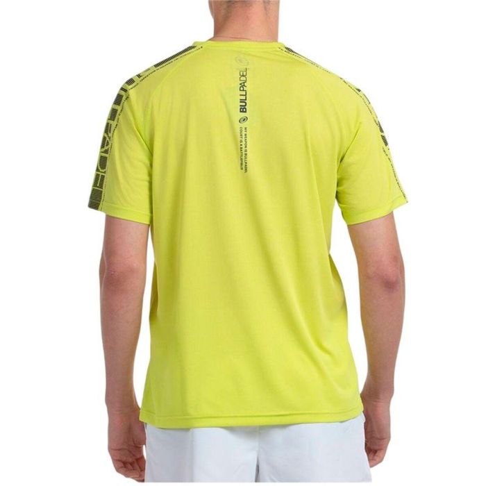 Camiseta de Manga Corta Hombre Bullpadel Badan Amarillo Pádel 42 1