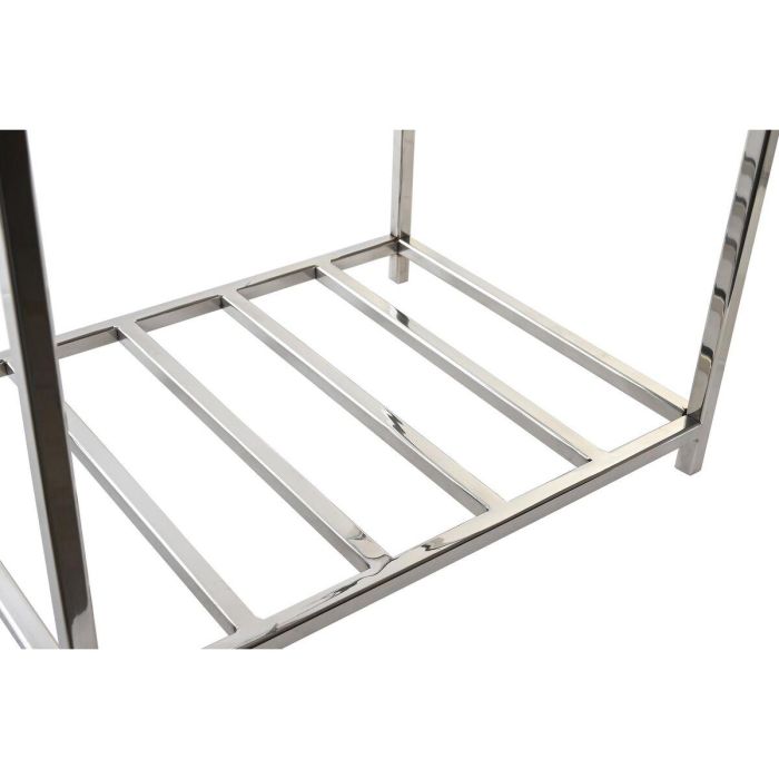 Leñera Moderno DKD Home Decor Plateado 30 x 50 x 40 cm 3 Leñera Moderno DKD Home Decor Plateado 30 x 50 x 40 cm 3