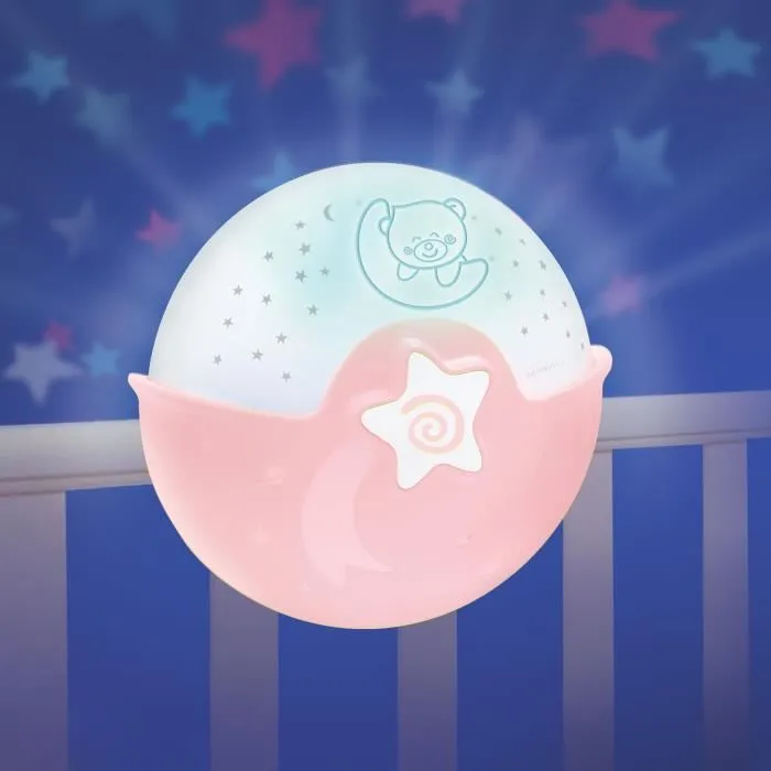 Infantino AAAET49722 Lámpara Proyector Luz Relajante Rosa 1