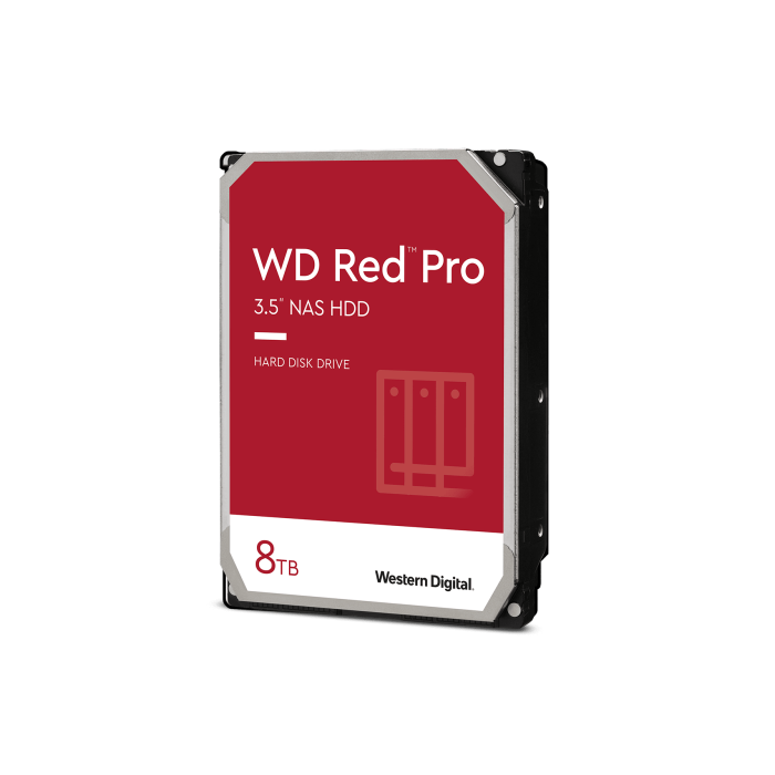 Disco Duro Western Digital WD Red Pro NAS 8TB/ 3.5"/ SATA III/ 256MB