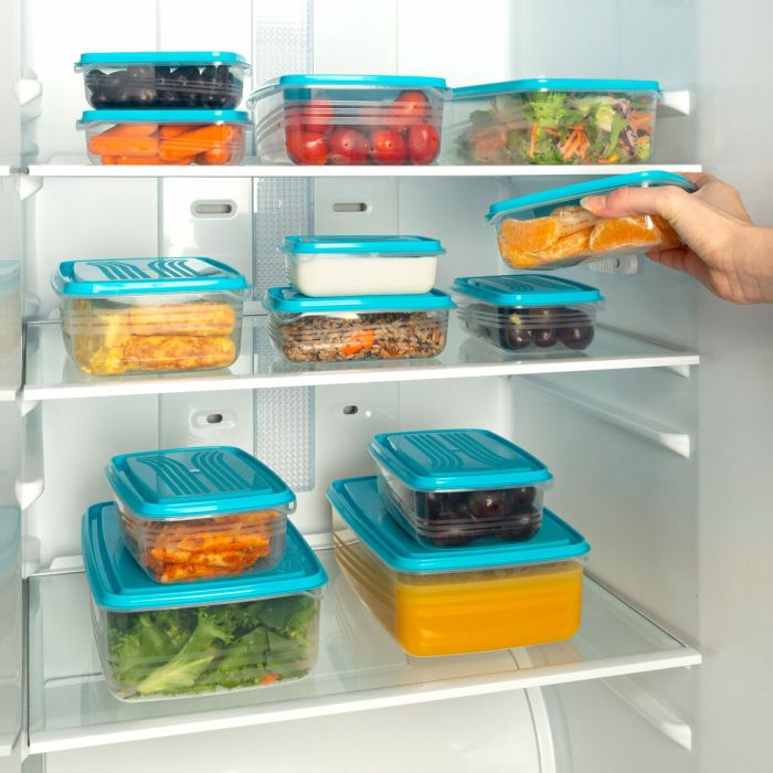 Fiambrera Max Home Polipropileno (4 Unidades) 1 Fiambrera Max Home Polipropileno (4 Unidades) 1