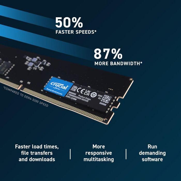 Memoria Ram Ddr5 16 grb Crucial Dimm 2 Memoria Ram Ddr5 16 grb Crucial Dimm 2