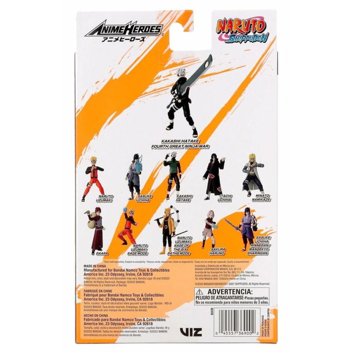 Figura Articulada Bandai Kakashi Hatake 17 cm 1 Figura Articulada Bandai Kakashi Hatake 17 cm 1