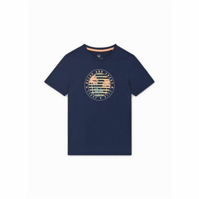 Camiseta de Manga Corta Infantil Jack & Jones Jjsummer Smu Vibe Tee Azul marino 14 Años 0 Camiseta de Manga Corta Infantil Jack & Jones Jjsummer Smu Vibe Tee Azul marino 14 Años 0