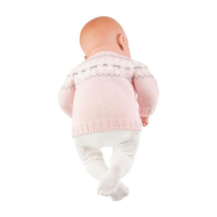 Muñecas Arias Muñeca Elegance Dafne 40 cm Cuerpo Blando Traje Rosa Cojín Muñeco con Peso 3