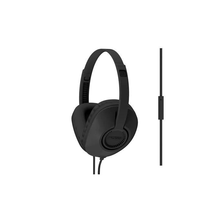 KOSS Full Size Headphones, 20-20000 Hz, 34 Ohms, 94 dB SPL, Black KOSS Full Size Headphones, 20-20000 Hz, 34 Ohms, 94 dB SPL, Black