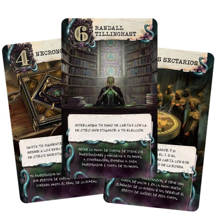 Z-Man Games Arkham Horror Lovecraft Letter Juego de Cartas ZMGLLF0101ES Español 2-6 Jugadores 1