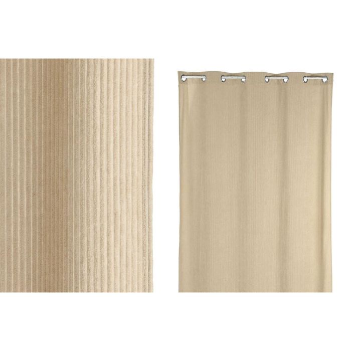 Cortina Urban DKD Home Decor Beige 260 x 260 x 140 cm 1