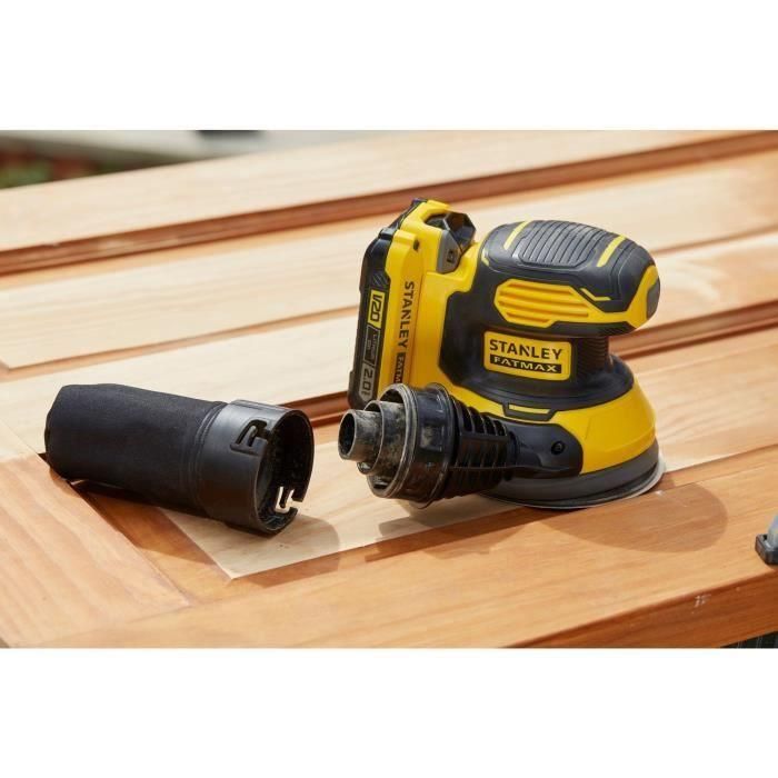 STANLEY FATMAX SFMCW220B-XJ Lijadora Excéntrica Inalámbrica V20 18V 1 STANLEY FATMAX SFMCW220B-XJ Lijadora Excéntrica Inalámbrica V20 18V 1