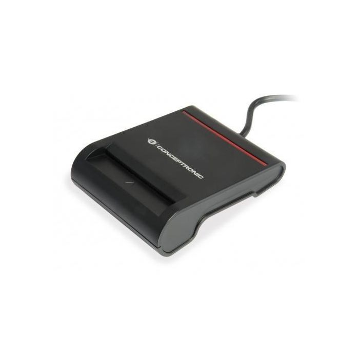 Conceptronic Lector de Tarjeta DNIe USB 2.0 - Compatible con eID, DNIe, ISO7816 Clase A/B/C, Windows, Mac OS X Conceptronic Lector de Tarjeta DNIe USB 2.0 - Compatible con eID, DNIe, ISO7816 Clase A/B/C, Windows, Mac OS X