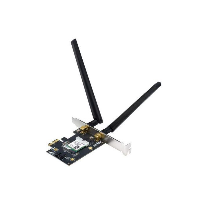 Tarjeta de Red Inalámbrica-PCI Express Asus PCE-AX1800/ 1800Mbps/ 2.4/5GHz 2 Tarjeta de Red Inalámbrica-PCI Express Asus PCE-AX1800/ 1800Mbps/ 2.4/5GHz 2
